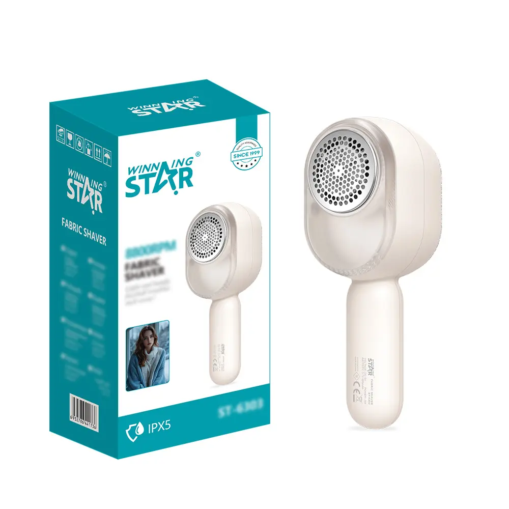 WINNING STAR RECHARGABLE CLOTHES HAIRBALLS REMOVER TRIMMER ST-6303 MADE IN CHINA ( 3 MONTHS WARRANTY )