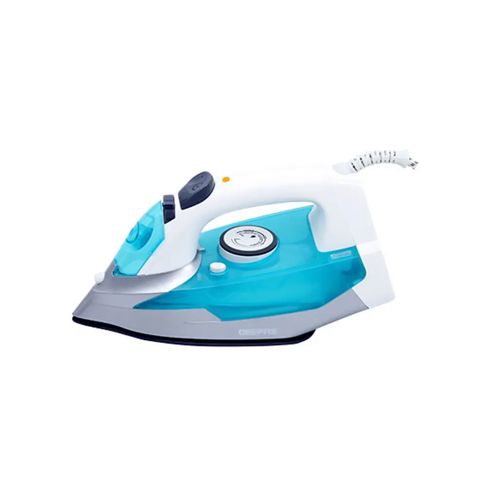 GEEPAS STEAM IRON/WET&DRY/ CERAMIC 2400W GSI7801 MADE IN CHINA ( 2 YEAR FULL WARRANTY )