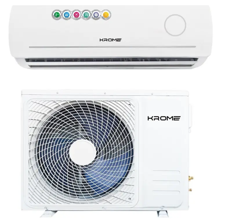 KROME SPLIT 2.5 TON TROPICAL 28000BTU WARRANTY FULL 1 YEARS & 5 YEARS COMPRESSOR KR+AR30MT3-BH ( WITH PIPES 3 METERS ONLY )
