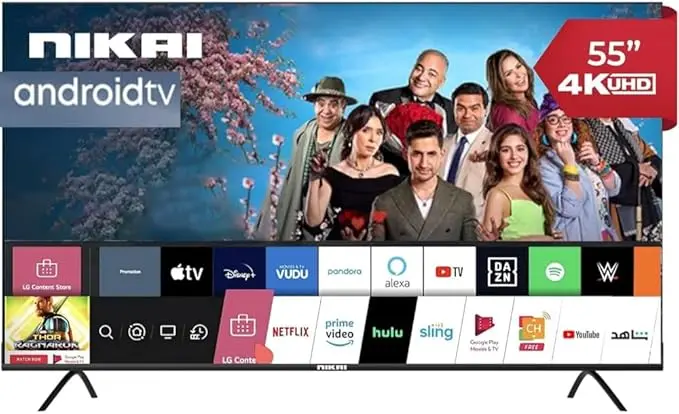 NIKAI LED 55 INCH ANDROID SMART TV 4K UHD NKUHD55SLED