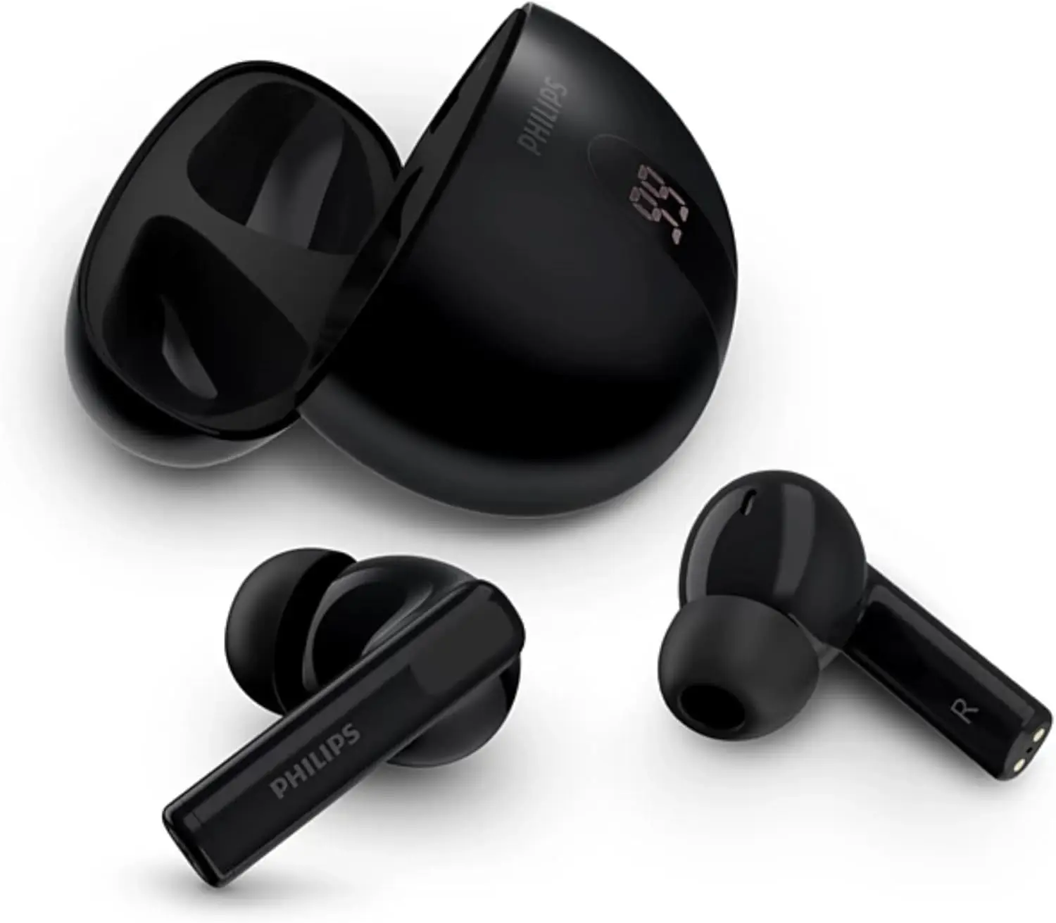 Philips TAT3559BK/97 True wireless headphones Up to 20 hours play time Black color.