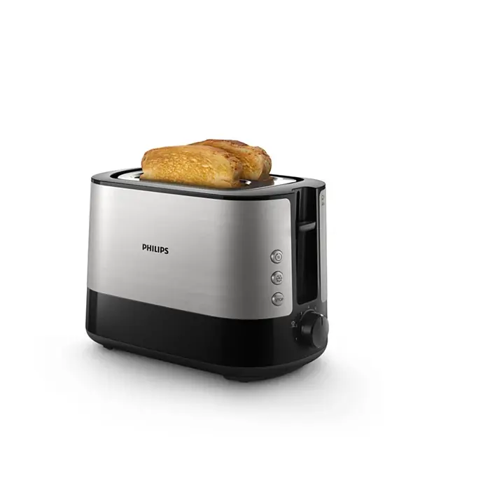 PHILIPS TOASTER MAKER 2 SLICE 500W HD2637/91 MADE IN CHINA ( 2 YEARS WARRANTY )