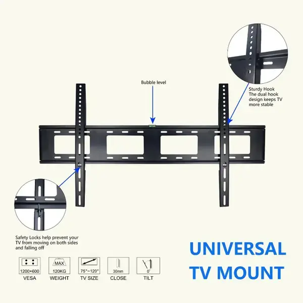 WB TV STAND 75" TO 120" WB0120