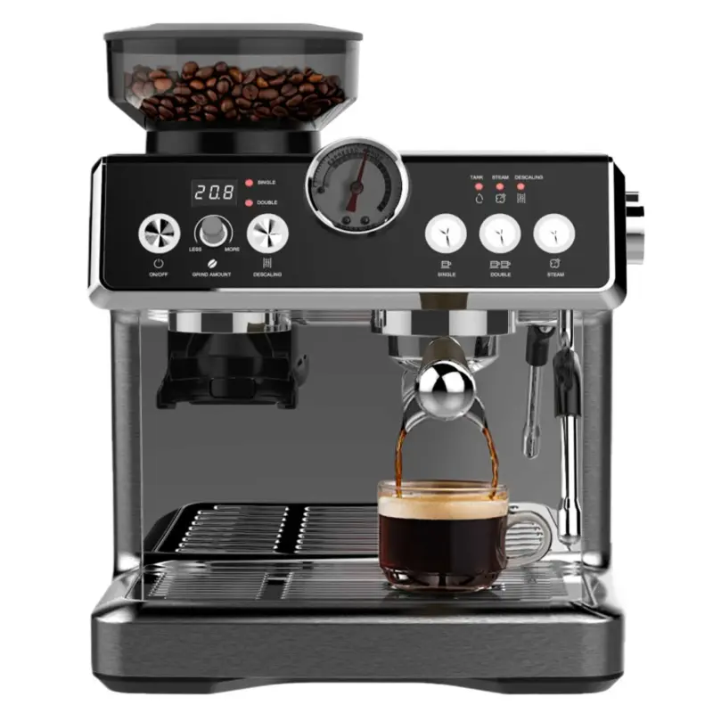 DUVEL COFFEE MACHINE SEMI-AUTOMATIC DL-006 MADE IN CHINA ( 1 YEAR WARRANTY )