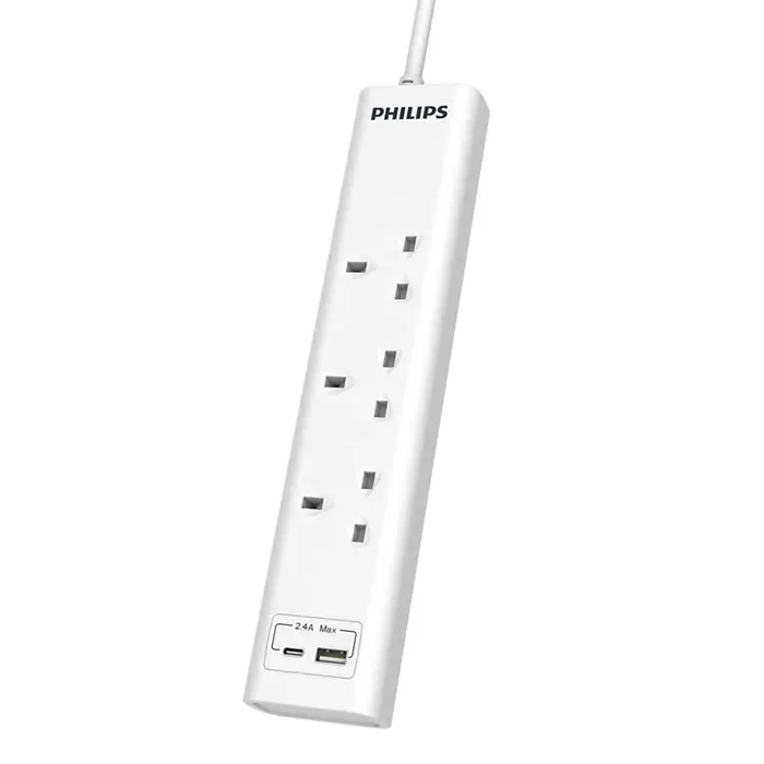PHILIPS EXTENSION SOCKET 3 3M 1USB 1C POR CHP4131WB/89