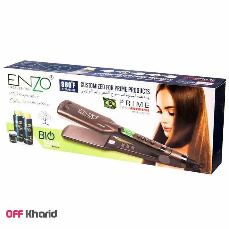 ENZO HAIR STYLER CERAMIC FLAT EN-5118