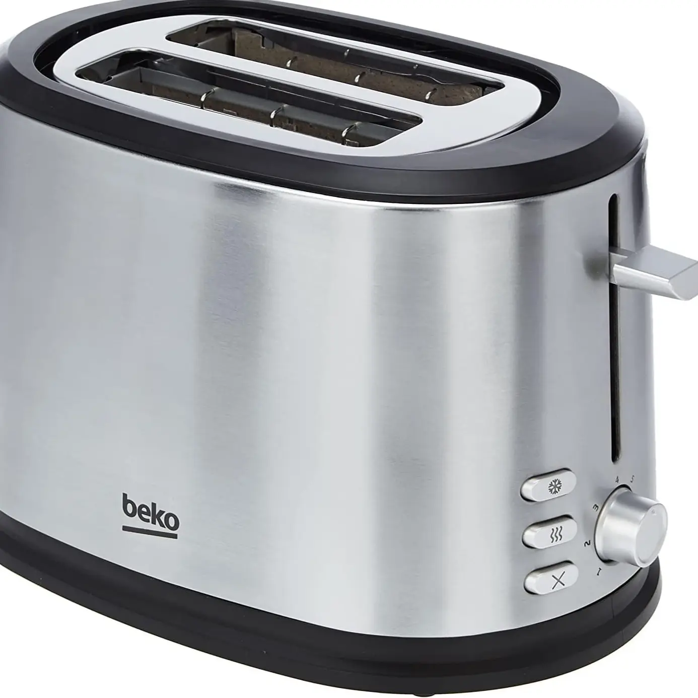 BEKO 2 SLICE TOASTER STEEL 850W TAM6201I MADE IN CHINA ( 1 YEAR FULL WARRANTY )