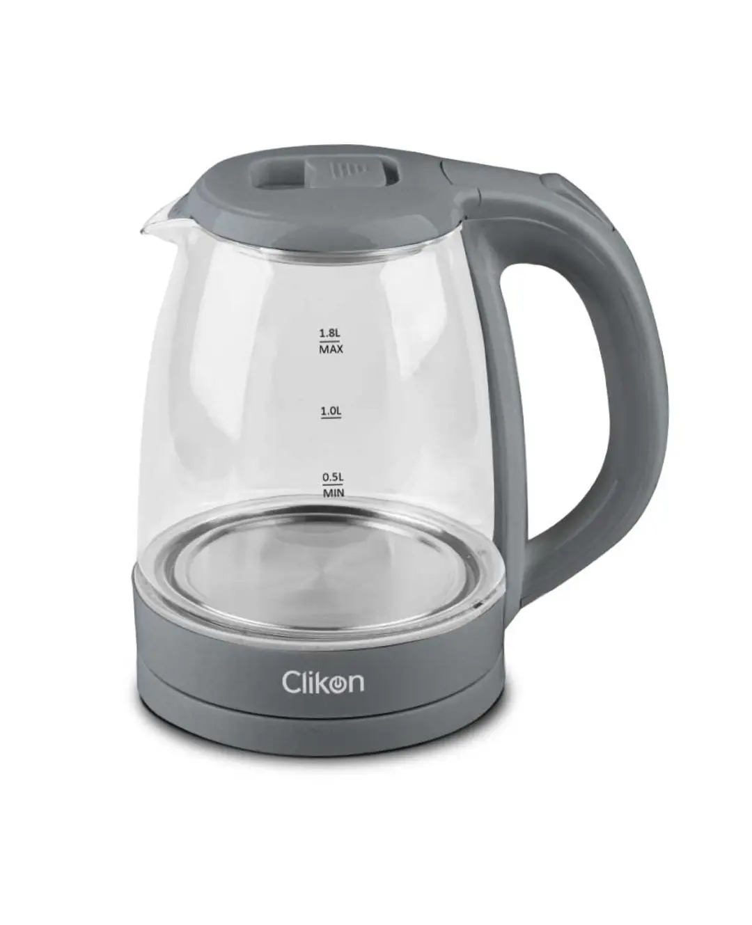 CLIKON KETTLE GLASS 1.8LTR 1500W CK5168
