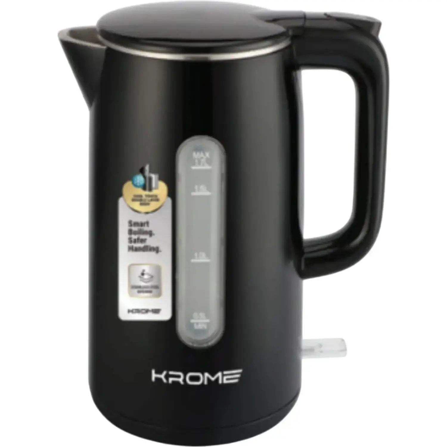 KROME KETTLE 1.7 LTR 1500 W KR-KTCT300PD BLACK