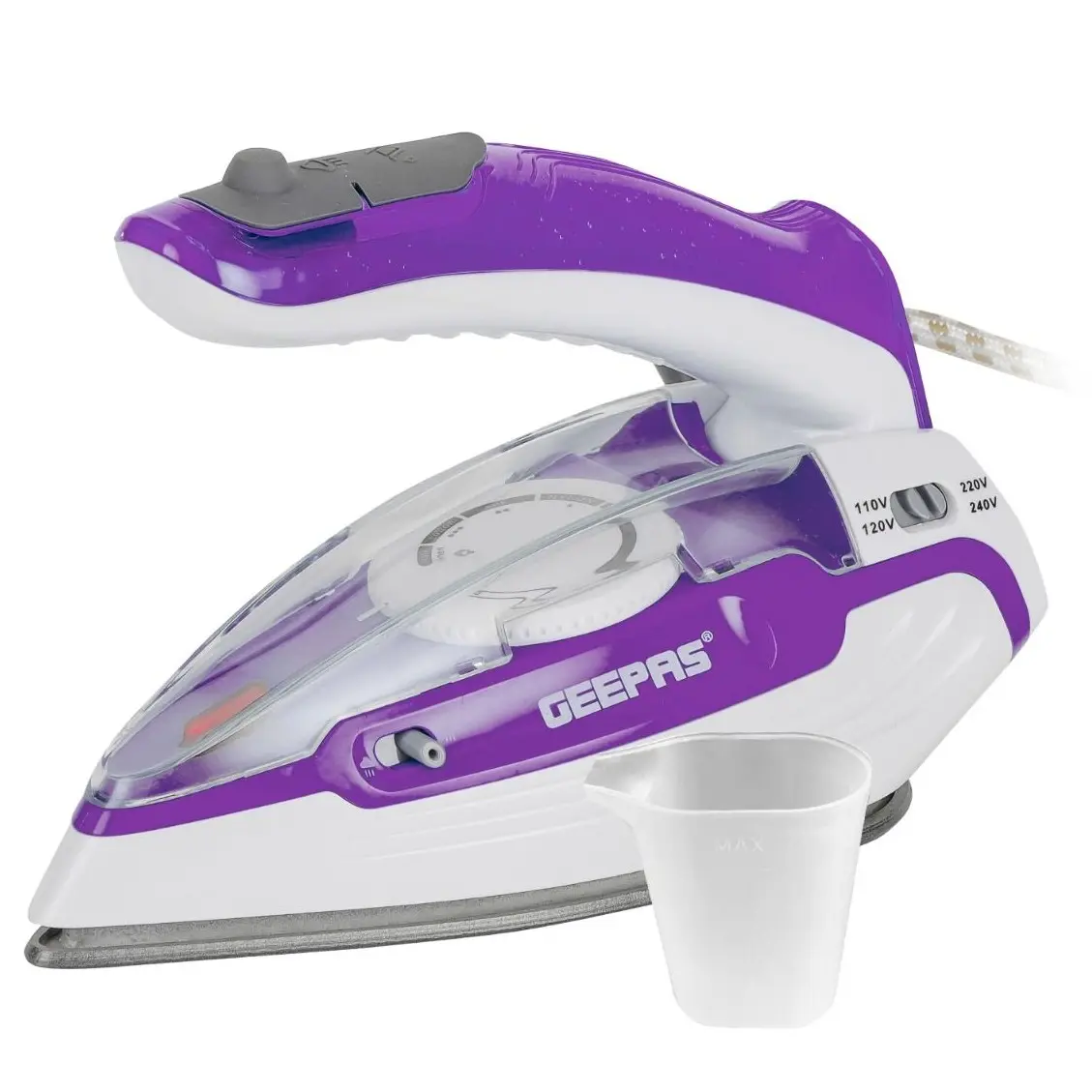 GEEPAS STEAM IRON TRAVEL 800W GSI7805 MADE IN CHINA ( 2 YEAR FULL WARRANTY )