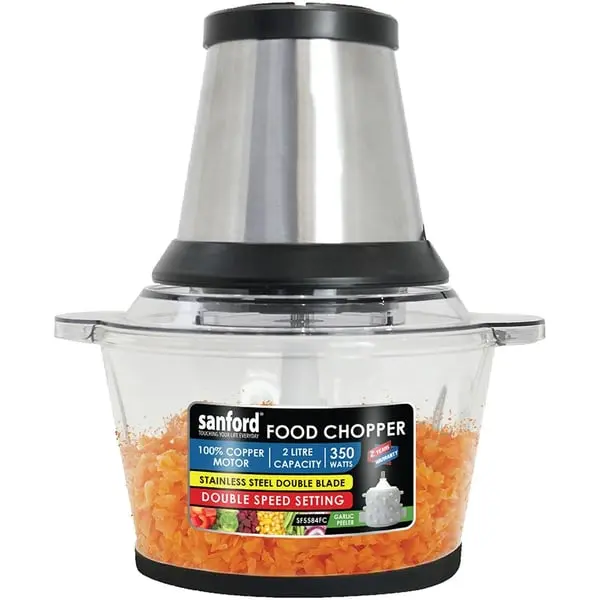 SANFORD CHOPPER 2L 350W SF5584FC MADE IN CHINA ( 2 YEAR FULL WARRANTY )