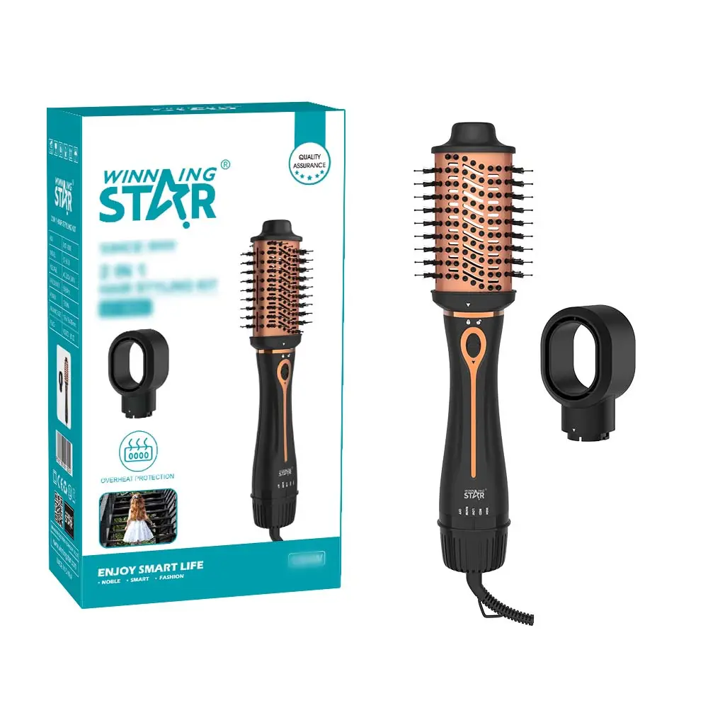 WINNING STAR HAIR STYLER 2 IN 1 1200W ST-5833 MADE IN CHINA ( 1 YEAR FULL WARRANTY )