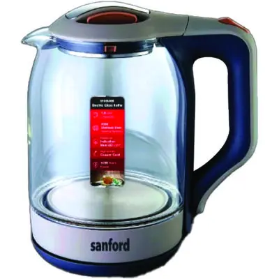 SANFORD KETTLE GLASS 1.8L 1600W SF3354EK-1