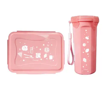FLAMINGO LUNCH BOX WITH BOTTLE SET (850ML & 530ML) FL5405PLB