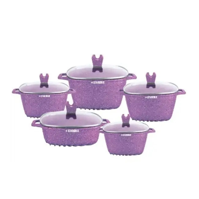 STARGOLD COOKWARE SET 10PC SG-NST003