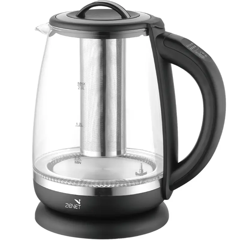 ZENET KETTLE 2 LTR ZK20G MADE IN CHINA ( 1 YEAR FULL WARRANTY )