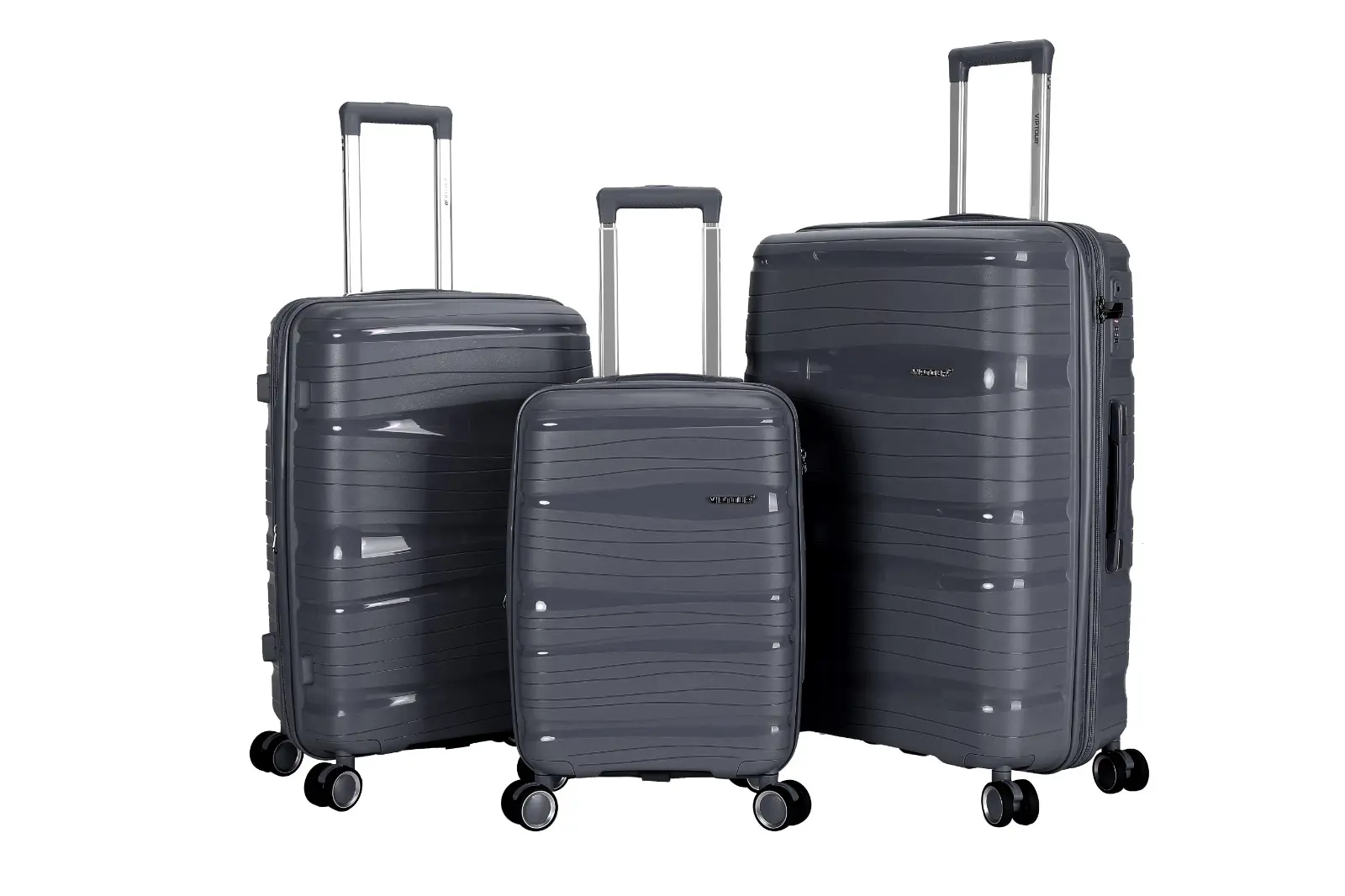 STARGOLD TROLLEY 3PCS SET 20CM + 24CM + 28CM VT-PP401