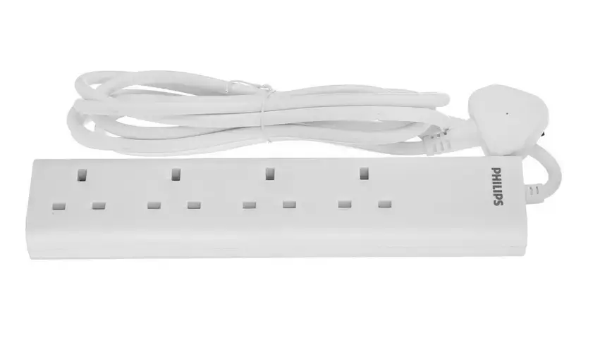 PHILIPS EXTENSION 4 SOCKET 3M CHP1143WB/89