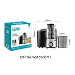 WINNING STAR JUICER 1.5LTR 400W EXTRACTOR ST-90711 ( 1 YEAR FULL WARRANTY )
