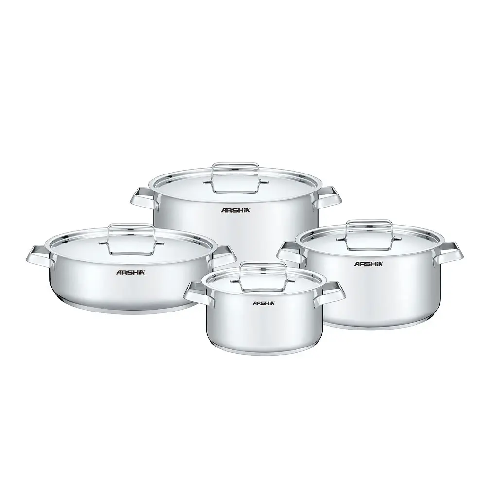 ARSHIA S/S 8PCS COOKWARE SETSS768-3377