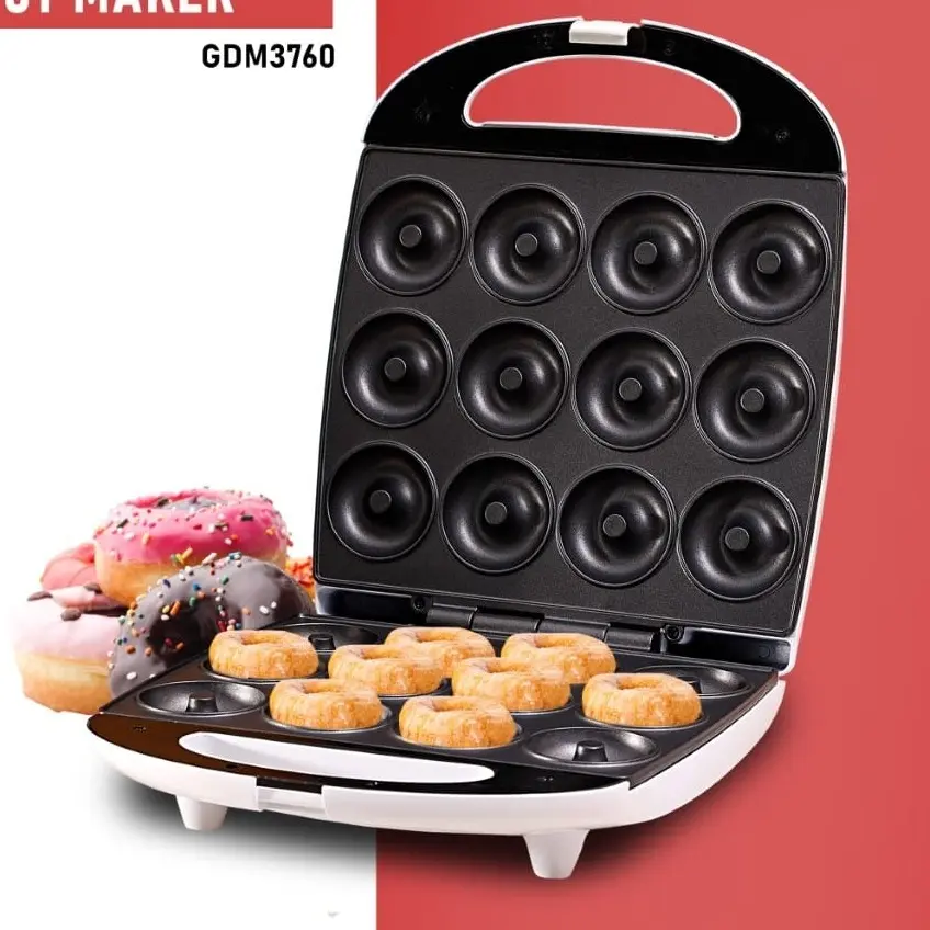 GEEPAS MINI DOUGHNUT MAKER 12PCS 1100W GDM3760 MADE IN CHINA ( 2 YEAR FULL WARRANTY )