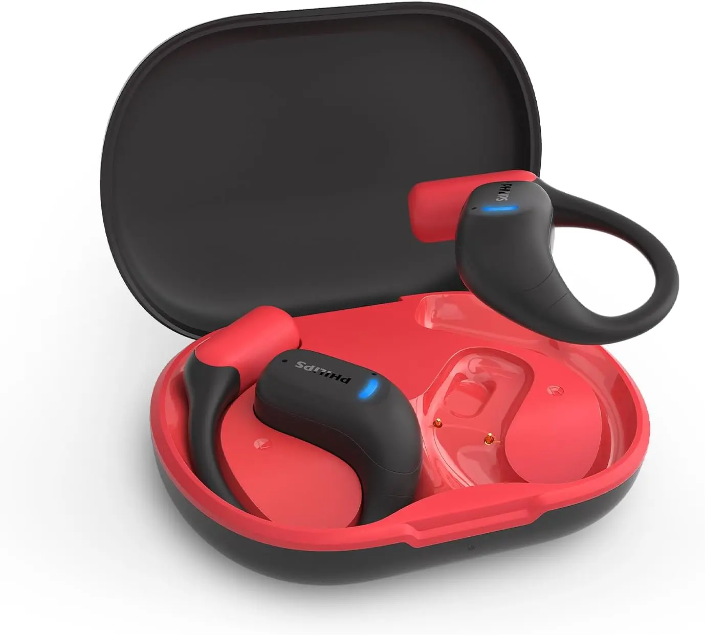 Philips TAA6709DG/97 Open-ear true wireless sports headphones, 6000 series Up to 28 hours play time