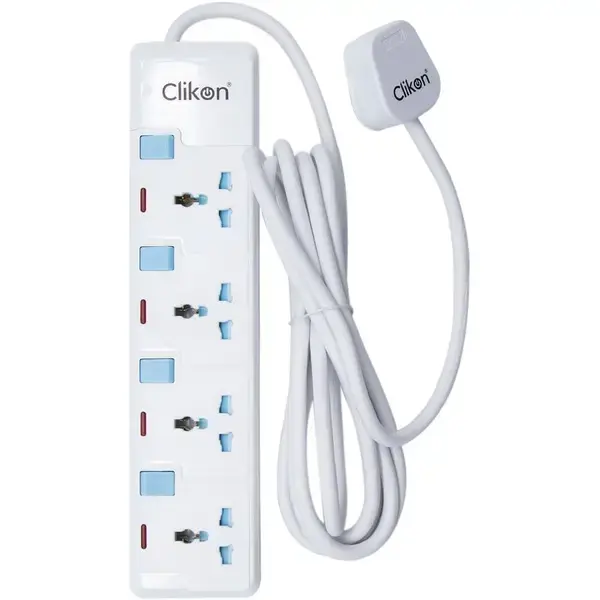 CLIKON EXTENSION 4 WAY SOCKET 3M  CK581
