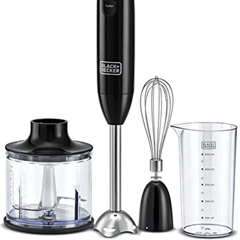 BLACK & DECKER HAND BLENDER 600W 3 IN 1 HB600 MADE IN CHINA ( 2 YEAR FULL WARRANTY )