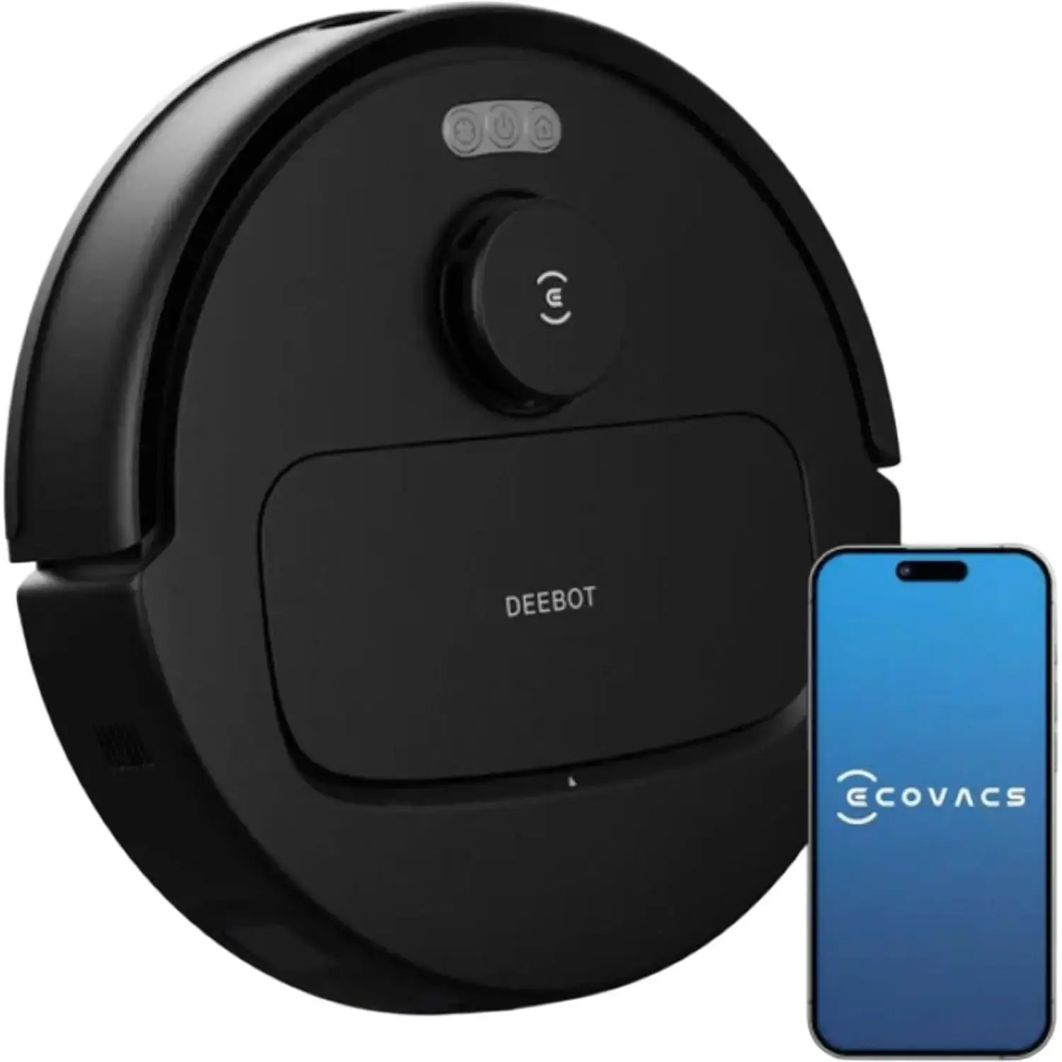 ECOVACS RC DEEBOT N20E Robotic Vacuum Cleaner Black – ECO-RC-N20E-BLK VDLX11-3
