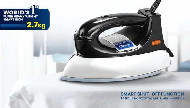 CLIKON DRY IRON HEAVY SMART SHUT OFF FUNCTION 30CES 1200W 2.7KG CK4135 WARRANTY 6 YEARS