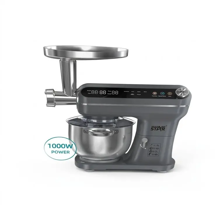 WINNING STAR STAND MIXER 7L 1000W STEEL POT WITH GRINDER ST-5307 MADE IN CHINA ( 1 YEAR FULL WARRANTY )