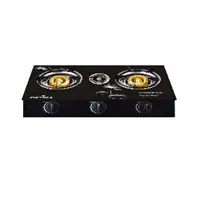 OPTIMA GAS STOVE 3 BURNER GLASS GGB300
