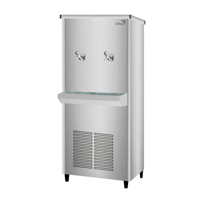 ZENET WATER COOLER STEEL 2 TAP 25 Gallon ZC25F2
