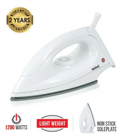 SANFORD DRY IRON 1200W SF23DI BS MADE IN CHINA ( 2 YEAR FULL WARRANTY )