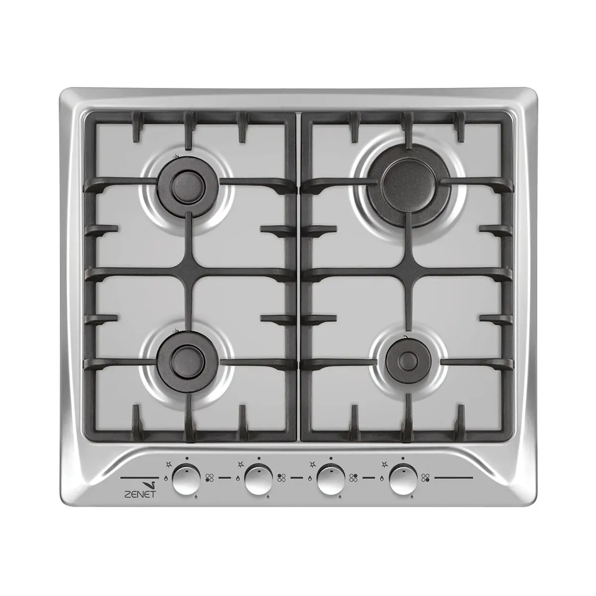 ZENET BI GAS HOB 60 CM FULL SAFETY NB-640-IC