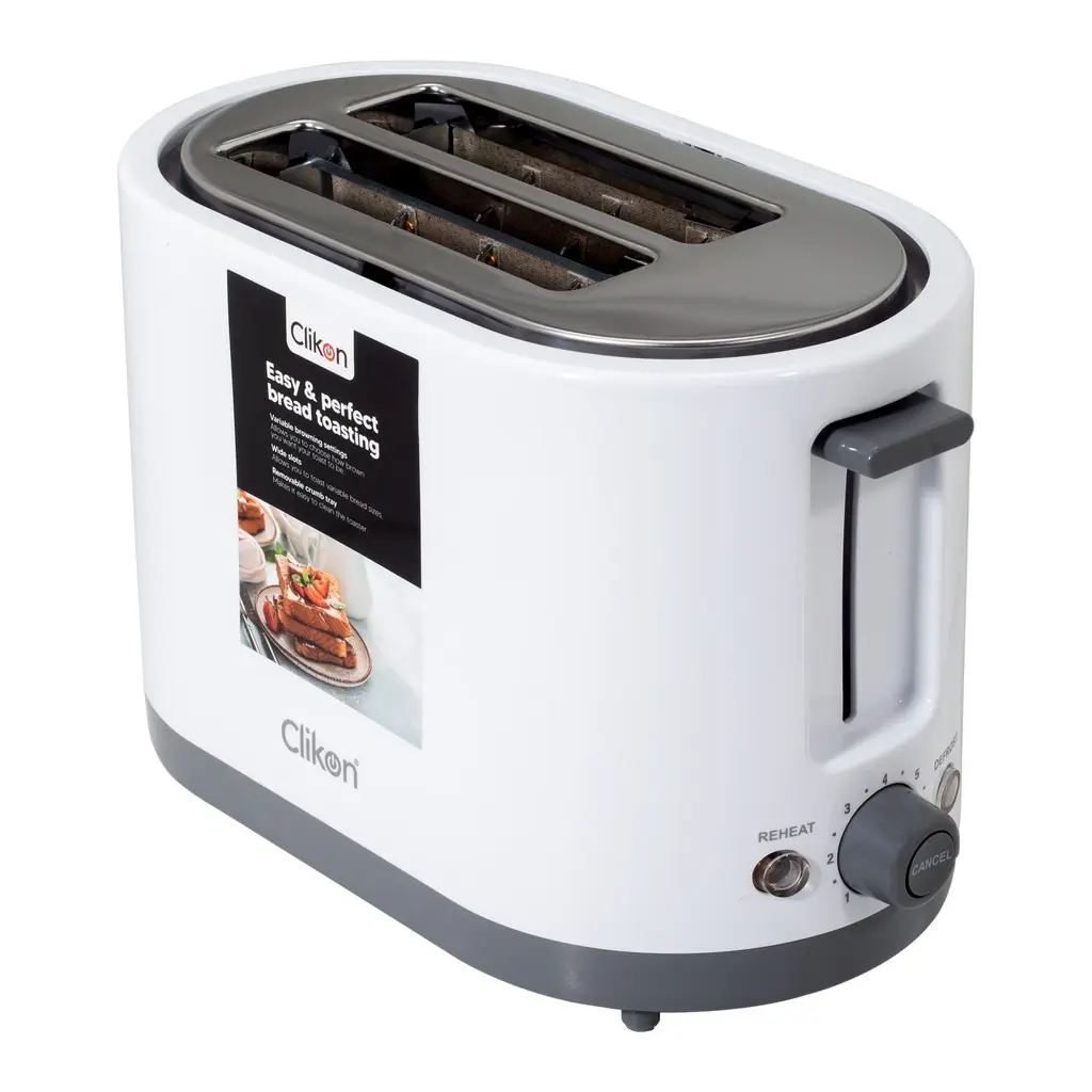 CLIKON TOASTER MAKER 2 SLICE 750W CK2457