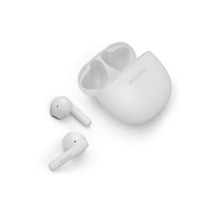 Philips TAT1139WT/97 1000 series True wireless headphones, Clear call quality,Up to 26 hours play time.White Color