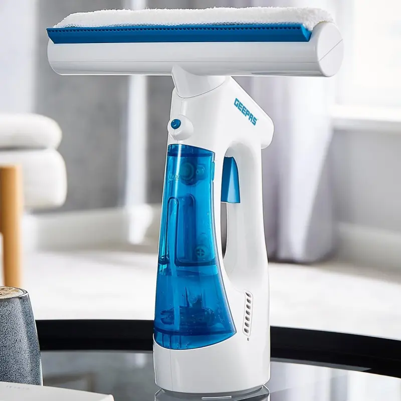 GEEPAS CORDLESS WINDOW VACUUM GWC63065UK MADE IN CHINA ( 2 YEAR FULL WARRANTY )