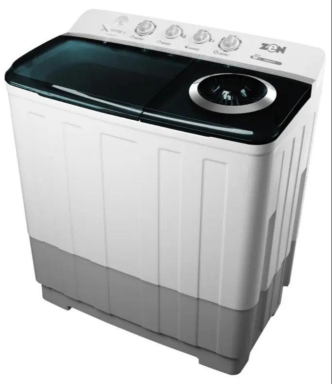 ZEN WASHER TWIN TUBE 20 KG ZWM2075 MADE IN CHINA ( 2 YEAR FULL WARRANTY )