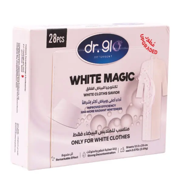 DR GLO LAUNDRY WHITENER SHEET WHITE MAGIC 