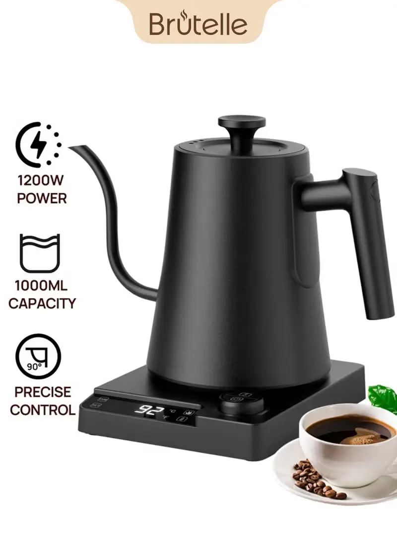 NIBU V60 ELECTRIC KETTEL 1000W 600ML BLACK